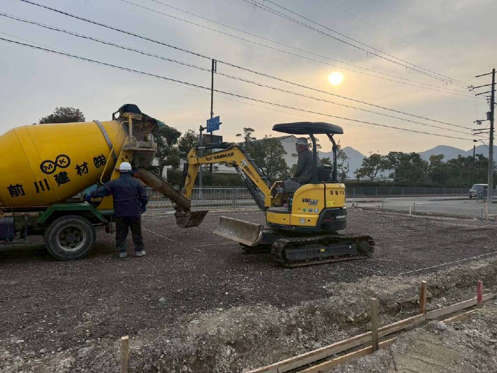 外周ブロック積み