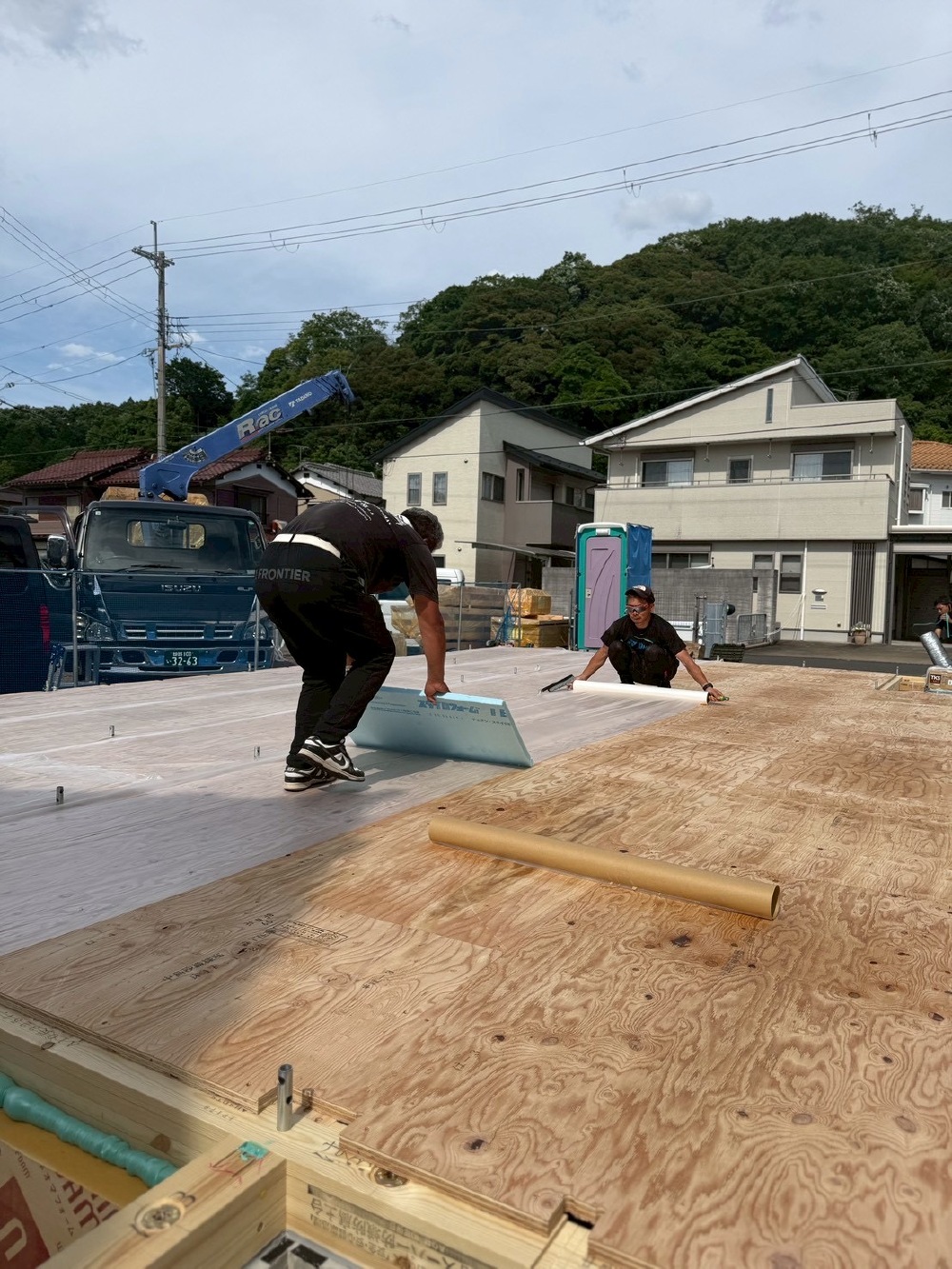土台据え
