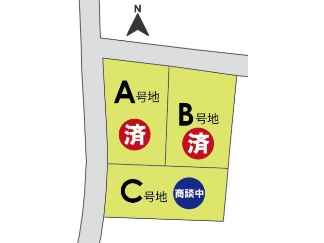 綾部市綾中町分譲地