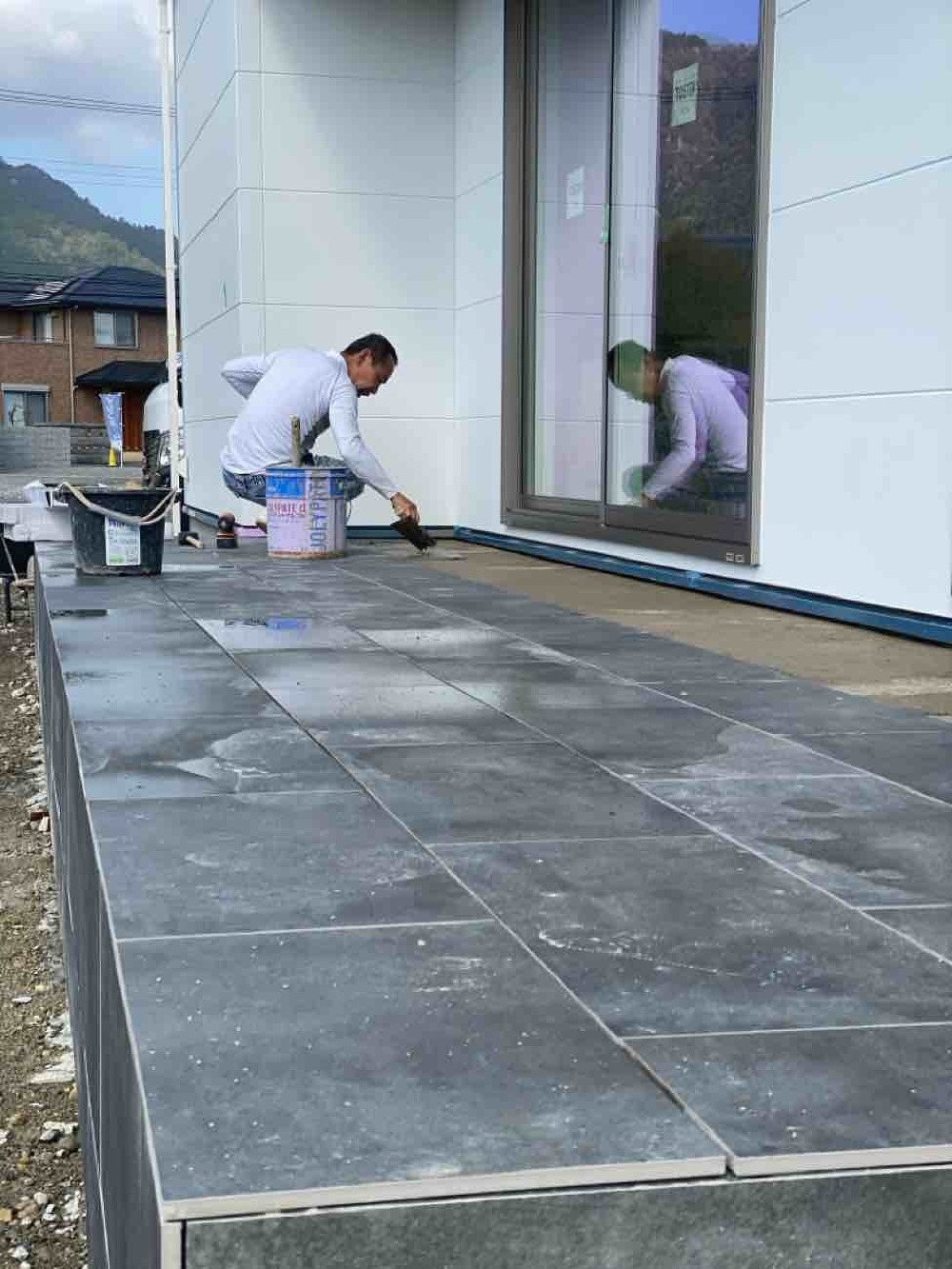 タイル左官工事